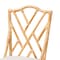 Baxton Studio Sonia Modern and Contemporary Natural Finished Rattan Chair 185-11878-Zoro - alternate 7
